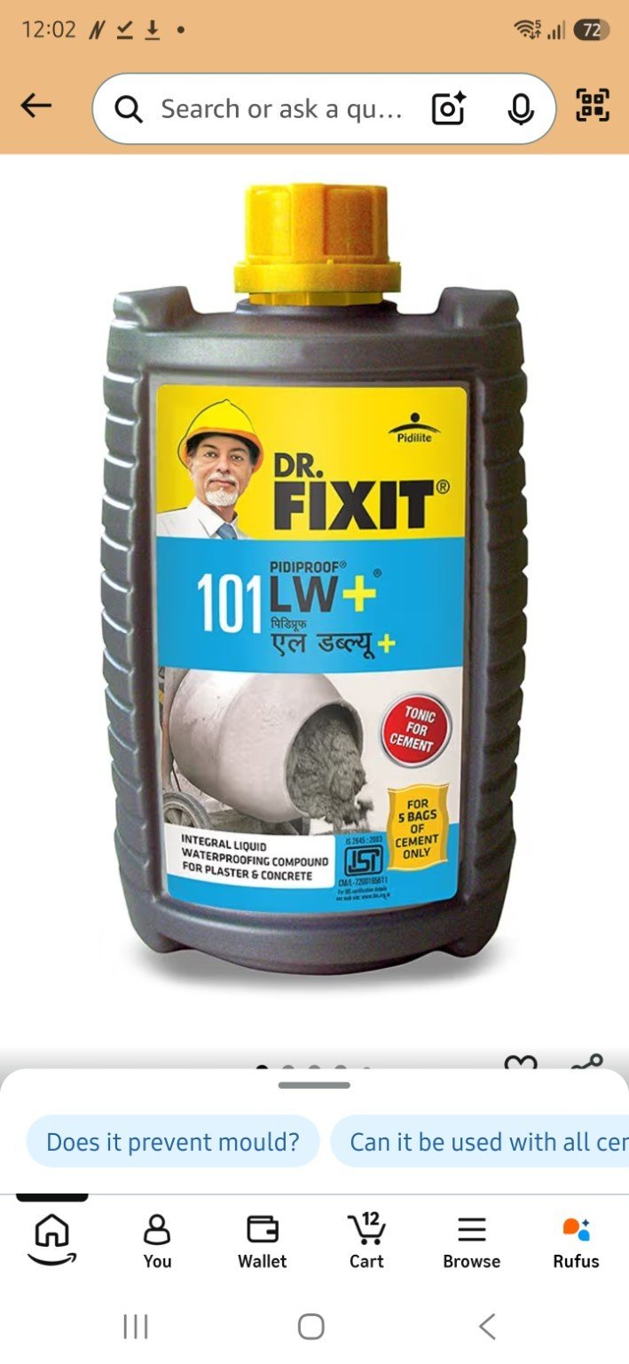 Dr Fixit 101 LW Plus Waterproofing Compound