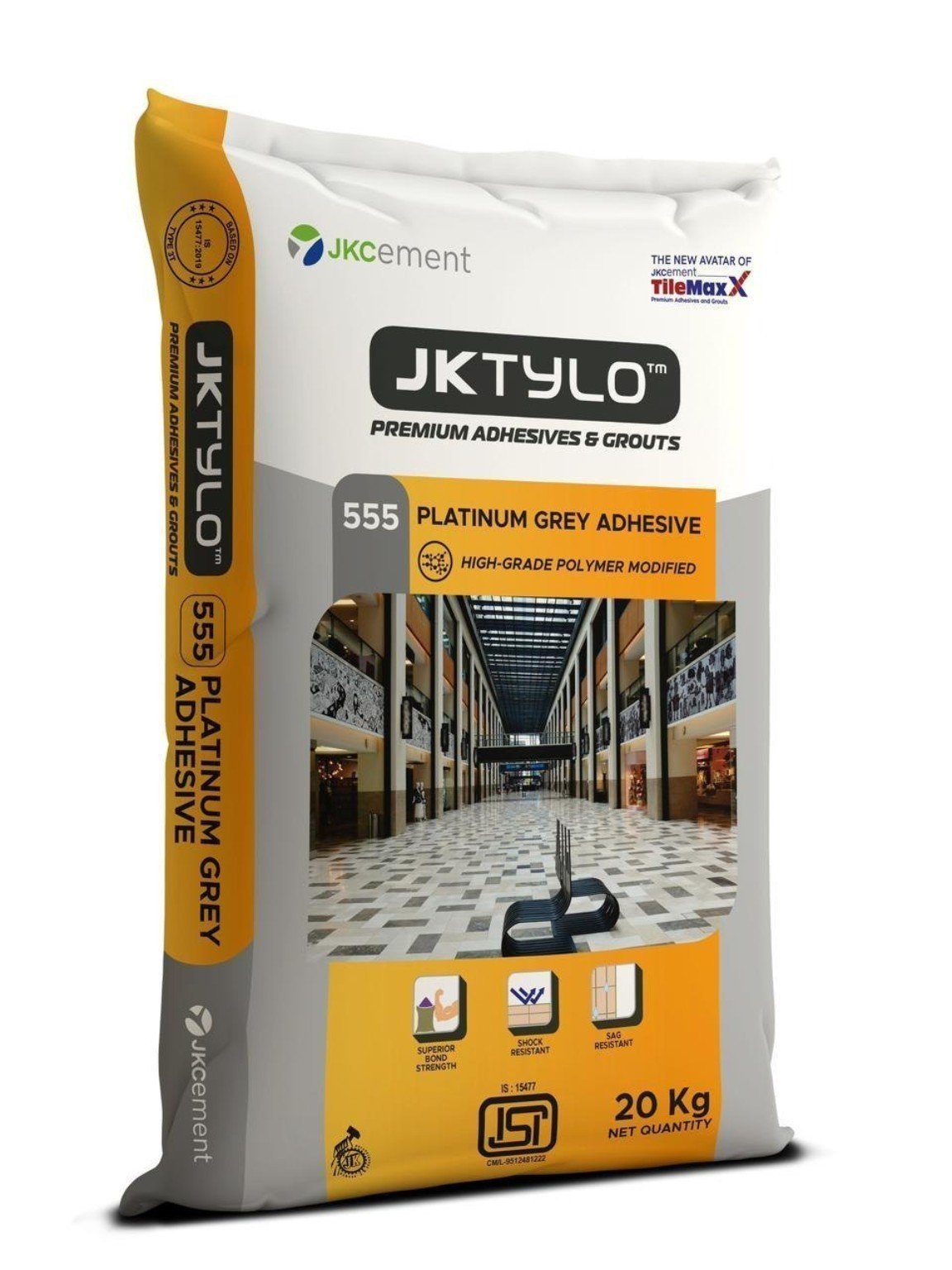 JK TYLO 555 Platinum Grey Adhesive